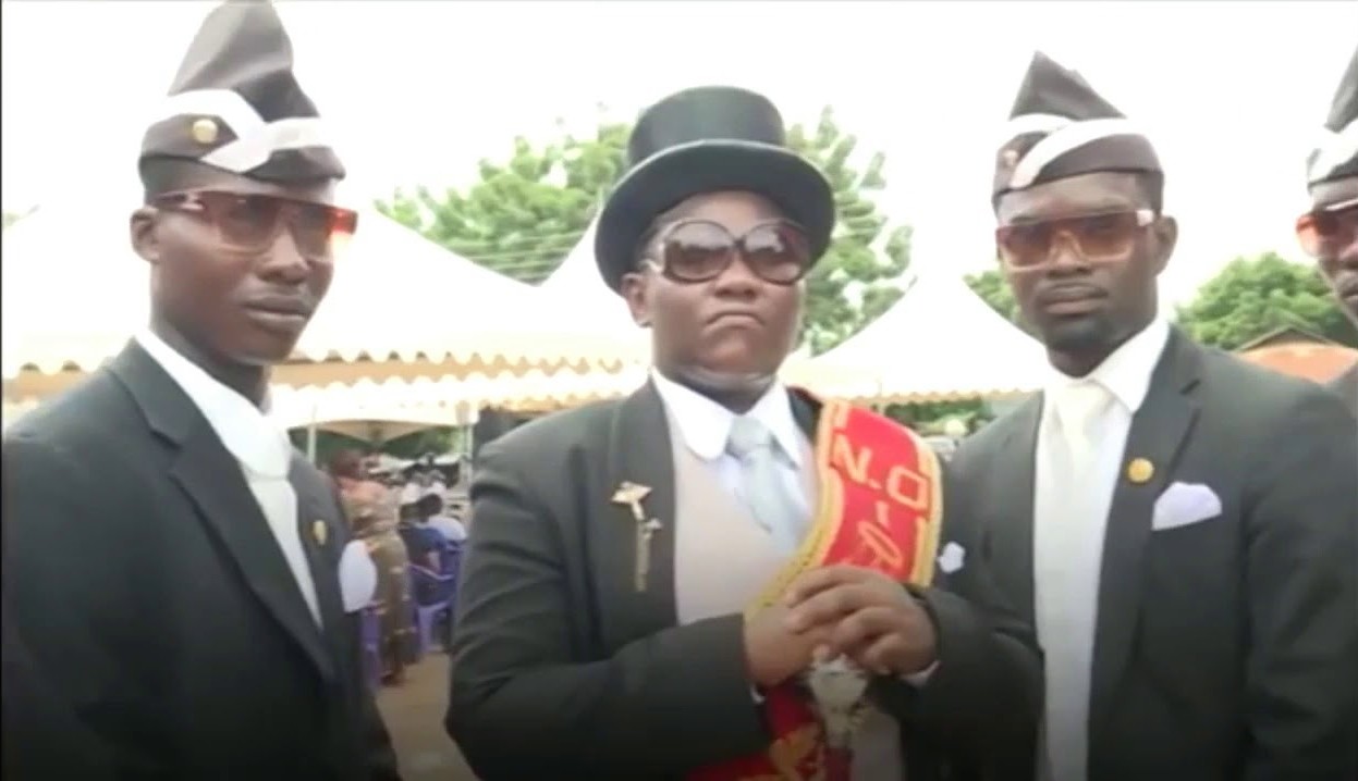 Ghana Pallbearers Dancing to Astronomia 2k19